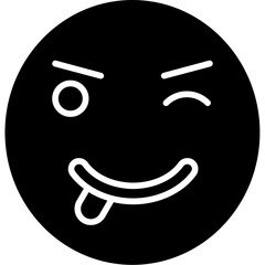 Wink Emoji Icon
