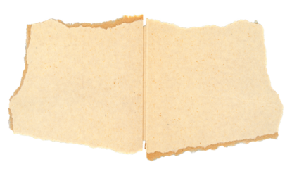 feuille de carton déchirée,PNG sur fond transparent