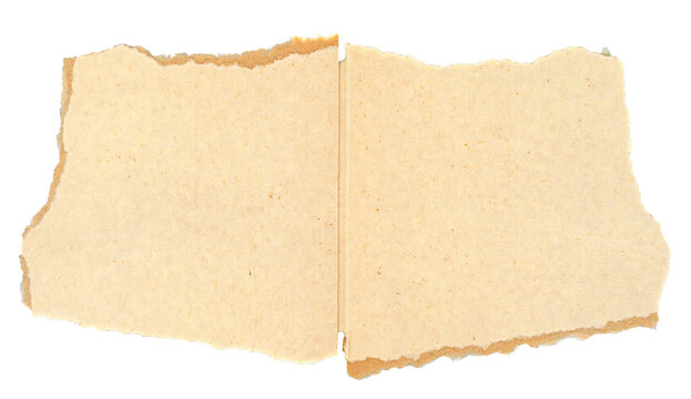 feuille de carton d&eacute;chir&eacute;e,PNG sur fond transparent