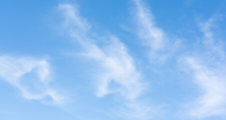 blue sky with clouds background.