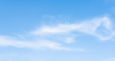 Obraz premium blue sky with clouds background.