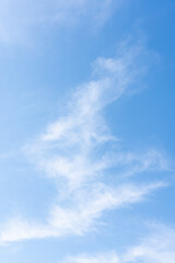 blue sky with clouds background.