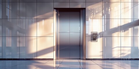 Modern Elevator in a Contemporary Building