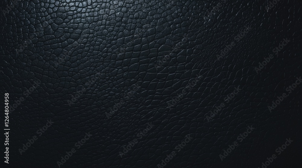 Poster black textured leather background with distinct patterns suitable for design use and copy space for 
