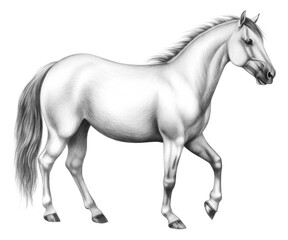Fototapeta premium PNG Unicorn drawing sketch animal.