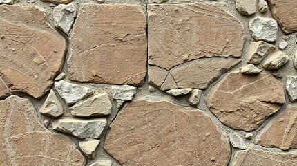 Light brown-gray grunge background. Old stone wall. White stone texture. Stone background. Abstract grunge stone background.
