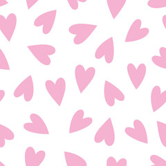 Boho rainbow cute lovely heart pattern background