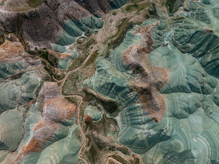 Aerial view of Ankara, Nallıhan Bird Paradise.