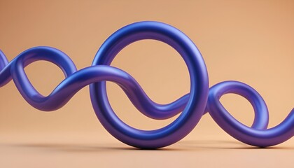 Abstract Swirling Pattern with a Mixture of Blue, Purple, Pink, and Gold Colors Blending Together in a Fluid and Captivating Composition