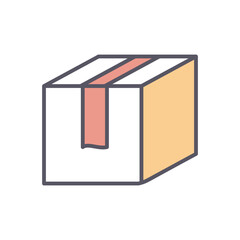 Box vector icon stock ilustration