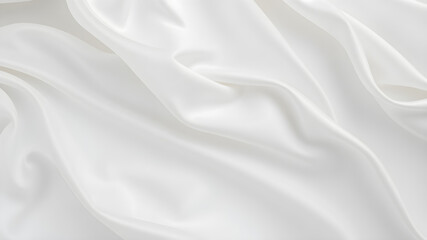 Obraz premium white cloth fabric textile wind silk wave background fashion satin motion drapery scarf flying chiffon veil