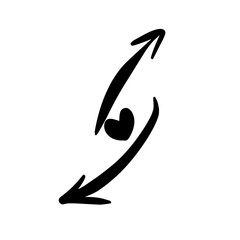 Valentine heart Doodle