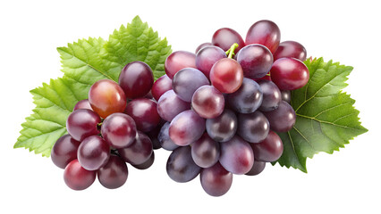Fototapeta premium tow grape isolated on transparent background png