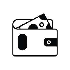 Wallet vector icon stock ilustration