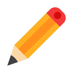 Pencil flat icon