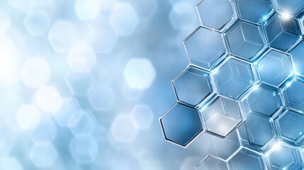Dynamic digital hexagons abstract background graphic design technology aesthetic overview