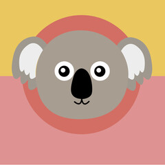 koala vector illustration on ...