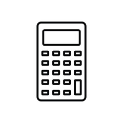 Calculator vector icon stock ilustration