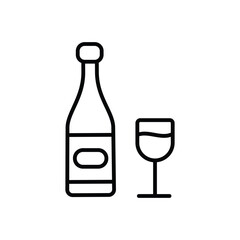 Wine vector icon stock ilustration