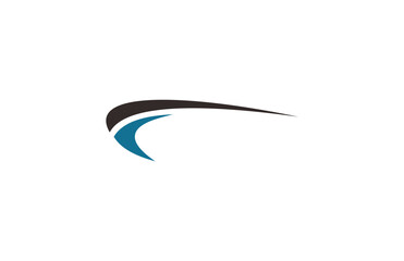 Naklejka premium abstract line logo