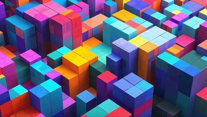 Obraz premium background abstrack 3d modern full collor