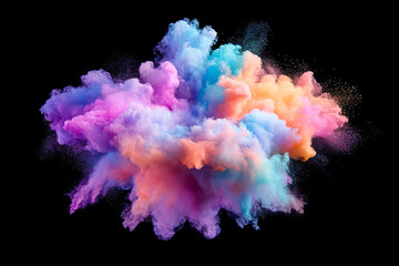 Fototapeta premium Vibrant Color Powder Explosion