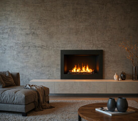 modern fireplace insert