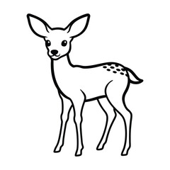 deer vector illustration