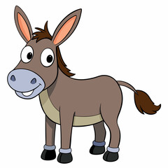 donkey cartoon illustration