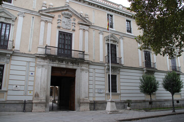 Naklejka premium royal palace in valladolid in spain 