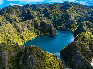 Baracuda Lake on Coron Island, Palawan, Philippines