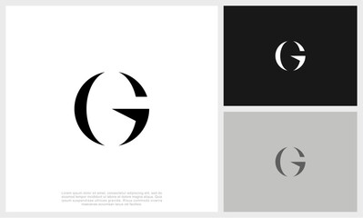 Letter G Logo Template Design Vector Illustration. Initial G Logo.