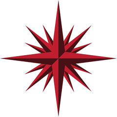 Compass star windrose