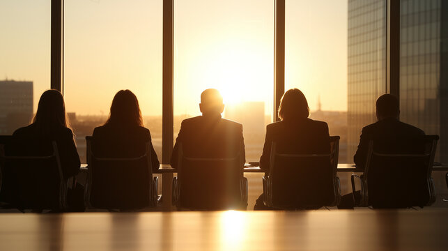Scholarship Interview Panel Evaluating Candidate Applications