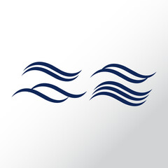 Water symbol collection design vector