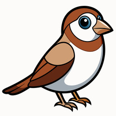 bird, cartoon, animal, illustration, vector, chicken, funny, character, blue, fun, nature, cute, art, isolated, beak, duck, wing, icon, feather, baby, christmas, robin, twitter, drawing, wild