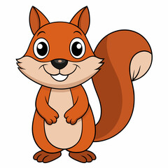 cartoon, cat, animal, vector, illustration, pet, kitten, squirrel, fox, cute, mammal, fun, character, fur, tail, funny, drawing, art, pets, feline, dog, kitty, comic, nature, domestic