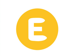 Obraz premium Elegant Letter 'E' – Luxury Gold Foil Typography, Sophisticated Monogram, Premium Alphabet Design