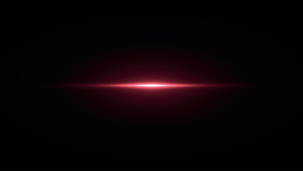 Horizontal Red Light Streak on Dark Background