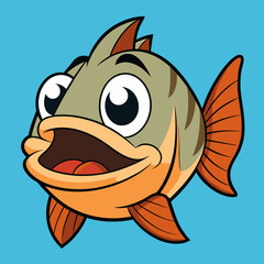 funny fish cartoon