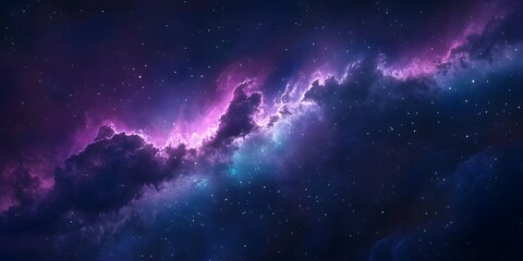 Naklejka premium starry night sky