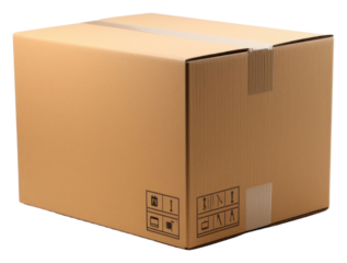 PNG Parcel box cardboard carton
