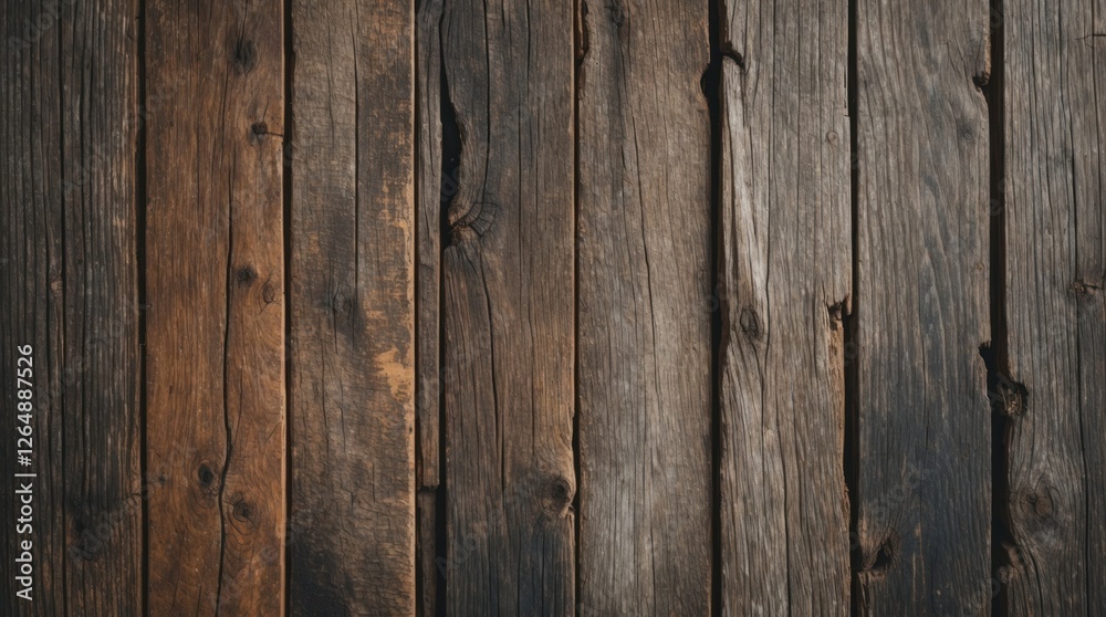 Fototapete wooden planks background with varying shades and textures ideal for use in design projects copy spac
