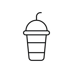Smoothie vector icon stock illustration 