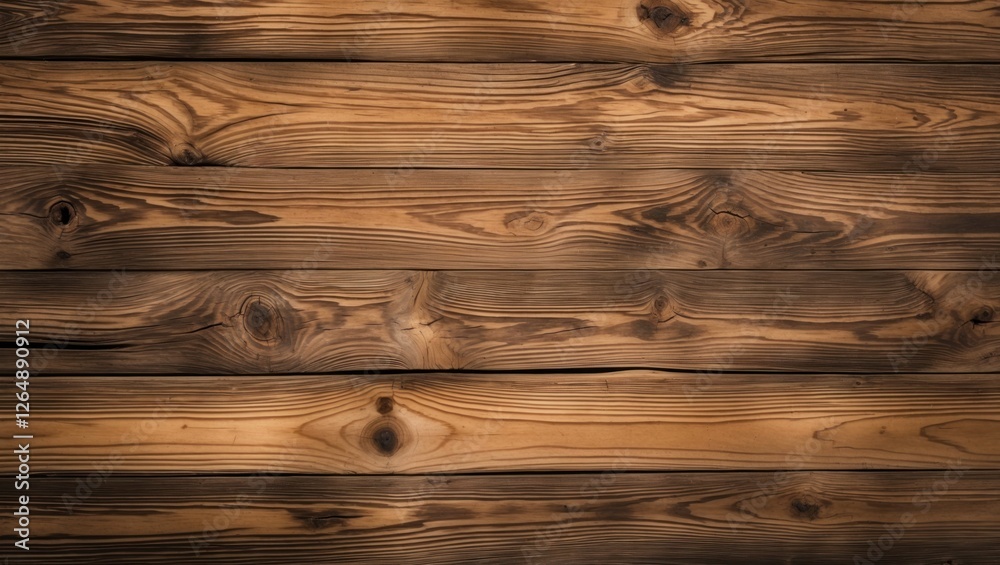 Poster textured wooden plank surface with rich brown tones and natural grain patterns ideal for backgrounds