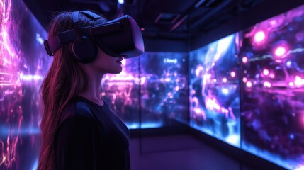 A metaverse gaming hub where players join multiplayer quests, compete in tournaments, and explore unique gaming worlds