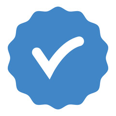 Profile Verified badge, Check and Social media account verification, accept, approved Verified badge icon set. vector illustration.