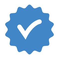 Profile Verified badge, Check and Social media account verification, accept, approved Verified badge icon set. vector illustration.