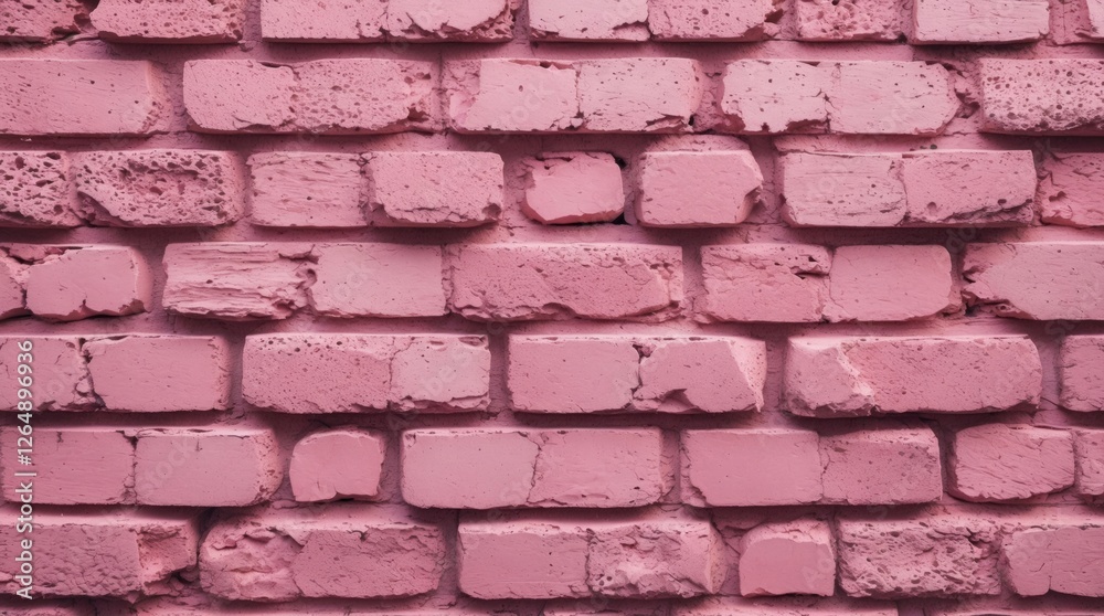 Poster pink brick wall texture background with rough surface, ideal for design projects, copy space availab