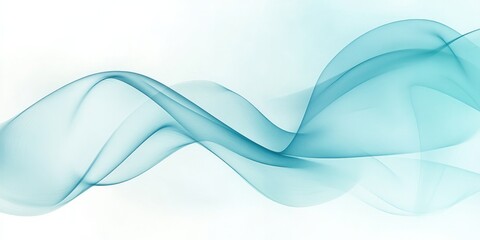 Abstract medical concept with soothing waves for healthcare design and innovation